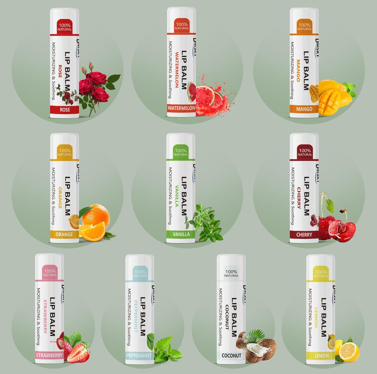 Dmsky Plant Based Lip Balms