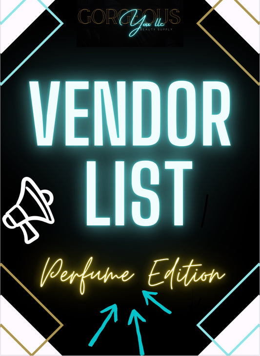 Perfume Vendor List